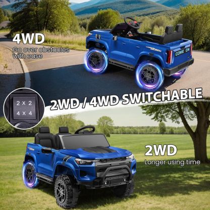 Hikole 2 Seater 24V Electric Ride on Car