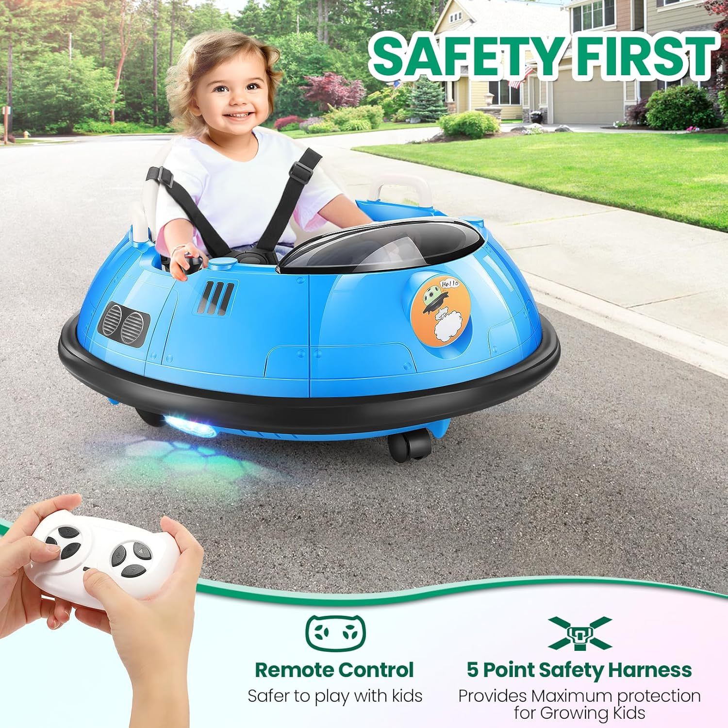Hikole Electric Bumper Car for Kids