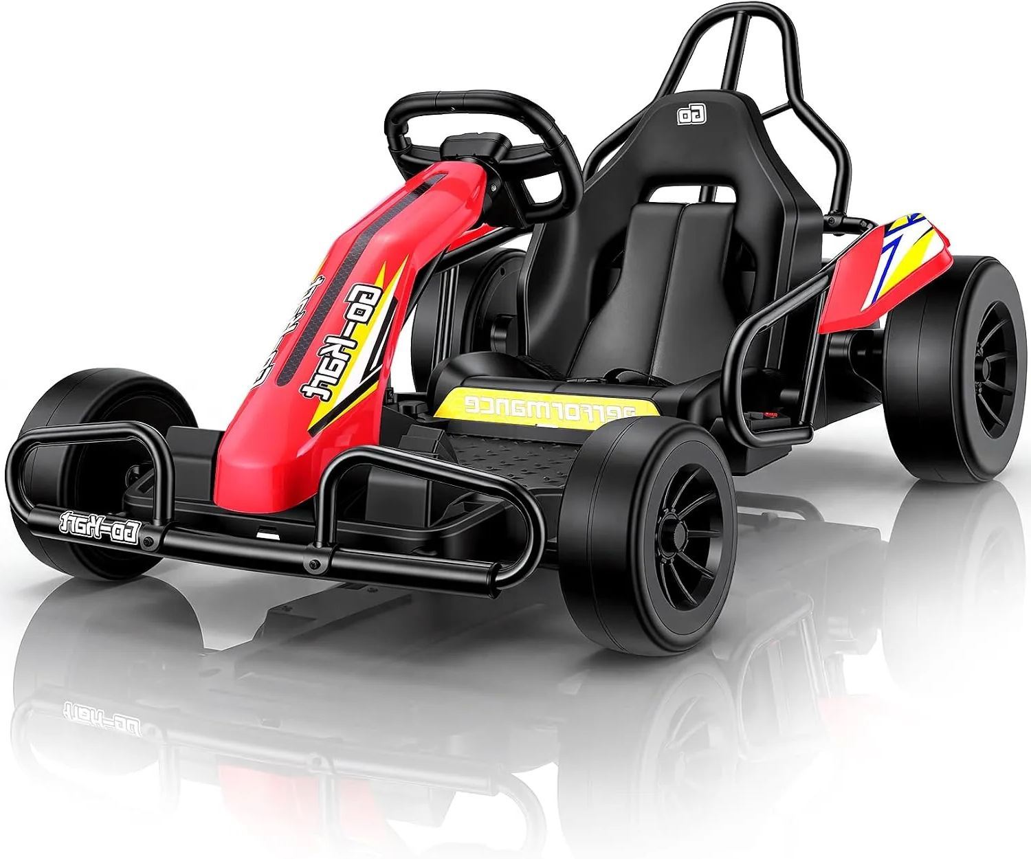 Hikole 24V Electric Drift Go Kart for Kids Ages 6-12-14