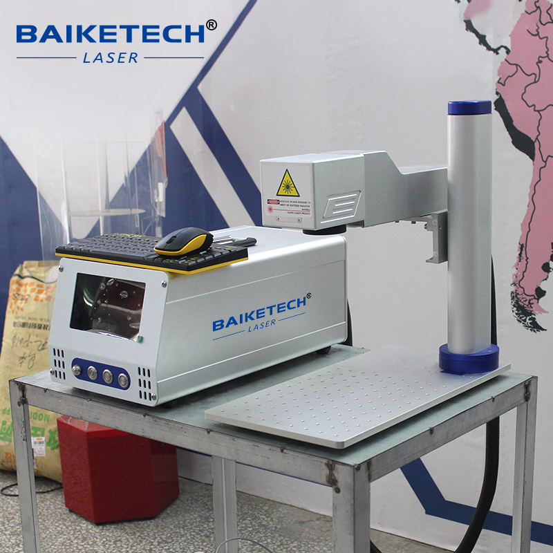 TH-450Pro【FOB】Split Type Fiber Laser Marking Machine Standalone Offline Operation Separate Main Unit Marking Head for Assembly Line Batch Metal Engraving