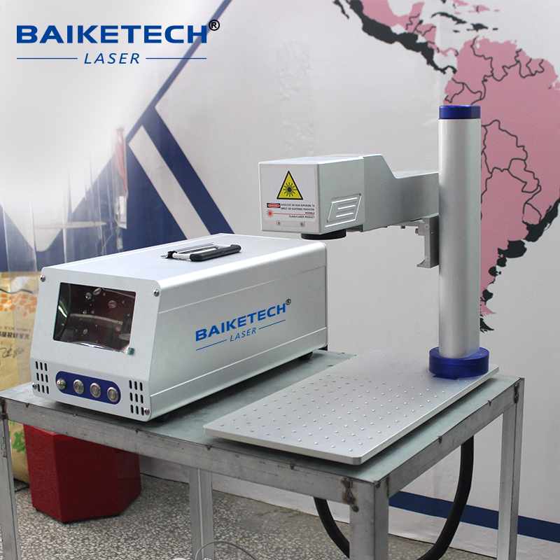 TH-450Pro【FOB】Split Type Fiber Laser Marking Machine Standalone Offline Operation Separate Main Unit Marking Head for Assembly Line Batch Metal Engraving