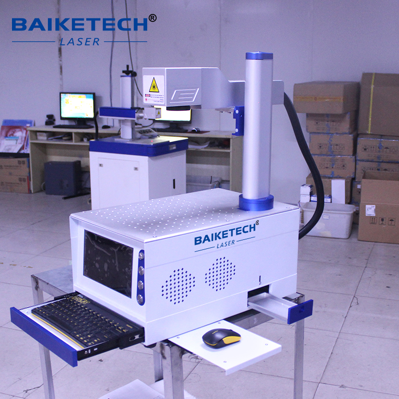 TH-450S【FOB】All-in-One Screen Fiber Laser Marking Machine 20W 30W Integrated Touch Screen Portable Laser Engraver for Metal Small Batch On-Site Marking