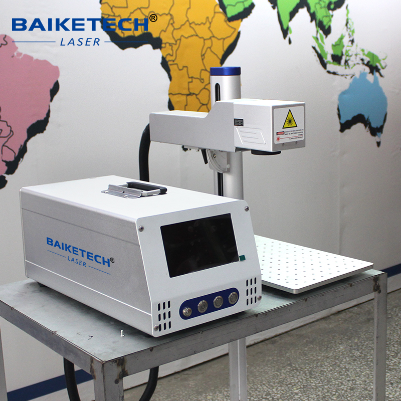 TH-450Pro【FOB】Split Type Fiber Laser Marking Machine Standalone Offline Operation Separate Main Unit Marking Head for Assembly Line Batch Metal Engraving