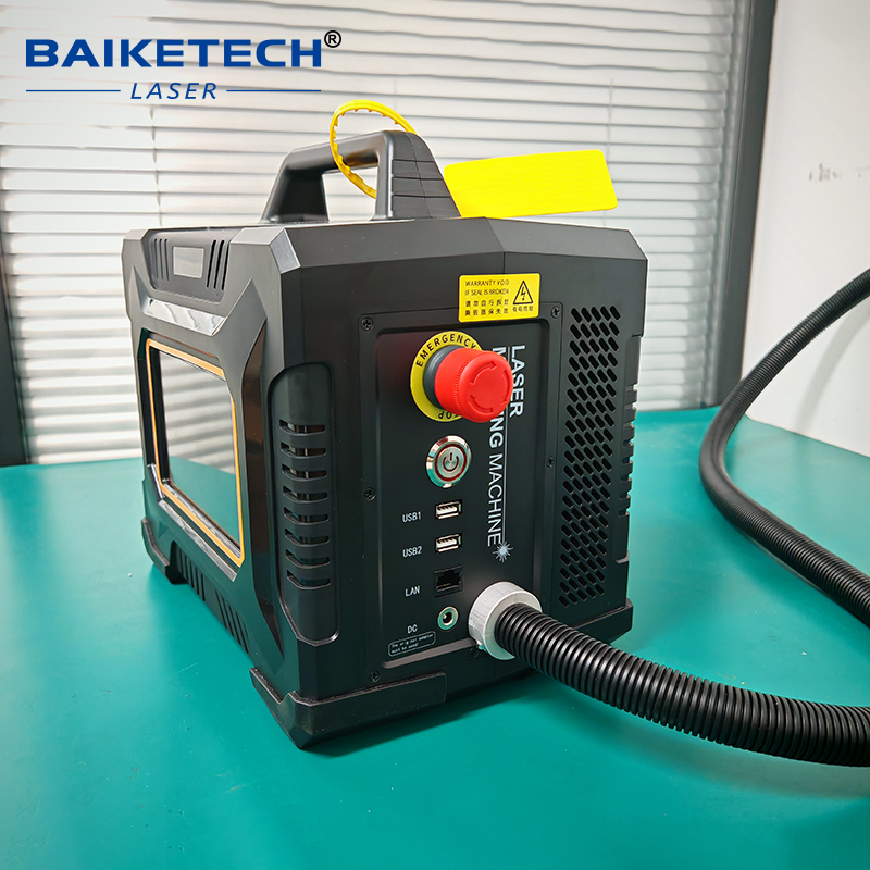 New FM-400S MAX Laser【FOB】Portable Handheld Fiber Laser Marking Machine 15000mAh Rechargeable Battery, Portable Laser Engraver for Metal Curved Vertical Large Workpieces Outdoor Marking