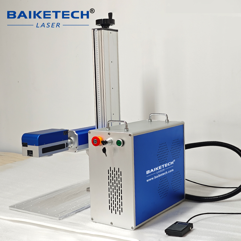 FM-400MAX【FOB】3D Dynamic Focus Fiber Laser Marking Machine Air Cooled Metal Deep Engraving Equipment for Curved Inclined Cylindrical Surface Permanent Laser Etching