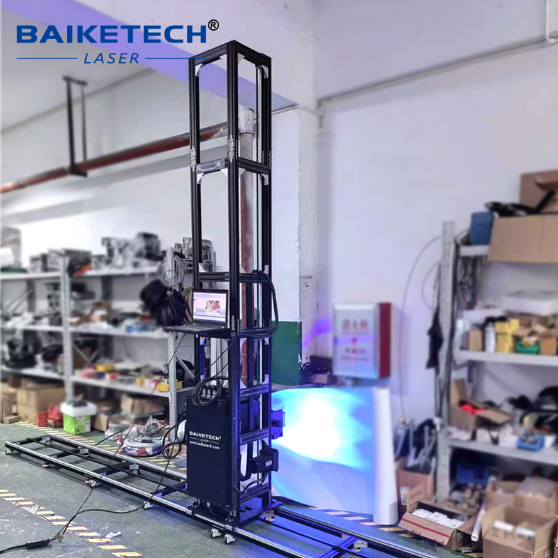 TH-UP200TX Plus【FOB】High-Spray UV Wall Printer for Shipping Containers, Handles Uneven Surfaces Up to 2.5cm