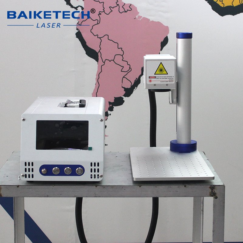 TH-450Pro【FOB】Split Type Fiber Laser Marking Machine Standalone Offline Operation Separate Main Unit Marking Head for Assembly Line Batch Metal Engraving