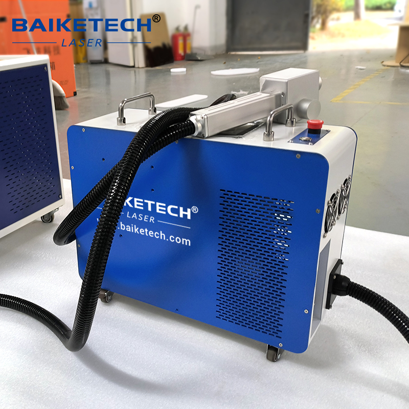 TH-FLC100X JPT【FOB】NEW 200W JPT Pulsed Laser Cleaning Machine For Remove Rust Oil Paint Metal Wood Laser Cleaner