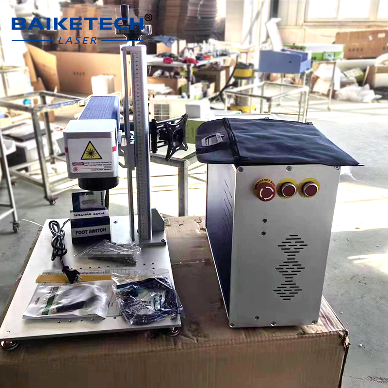 TH-400Pro 20W【FOB】Split Type Fiber Laser Marking Machine Long Distance Fiber Transmission Industrial Metal Engraving Equipment