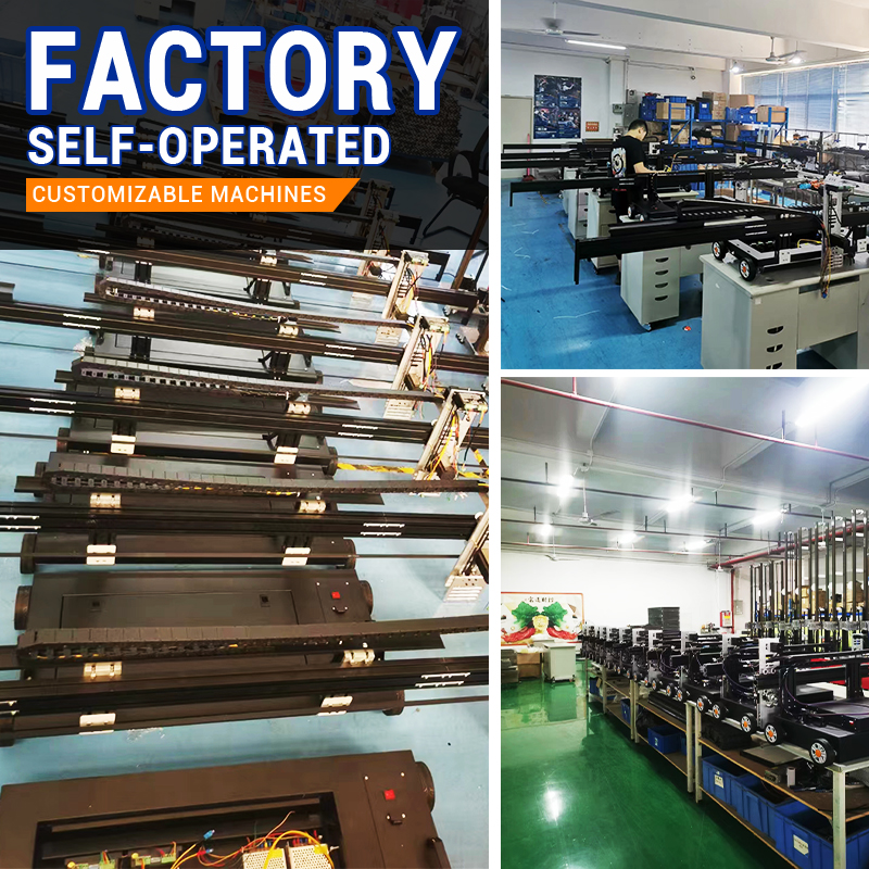 Baiketech TH-UV200M Horizontal Ground Painting Machine CMYKW UV Ink Industrial 3D Inkjet Floor Printer Machine