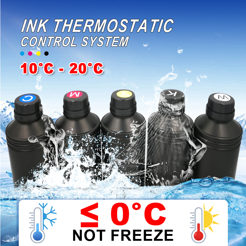 TH-UP900S【FOB】Rail Wall Printer with CMYKW UV Ink for wall printing