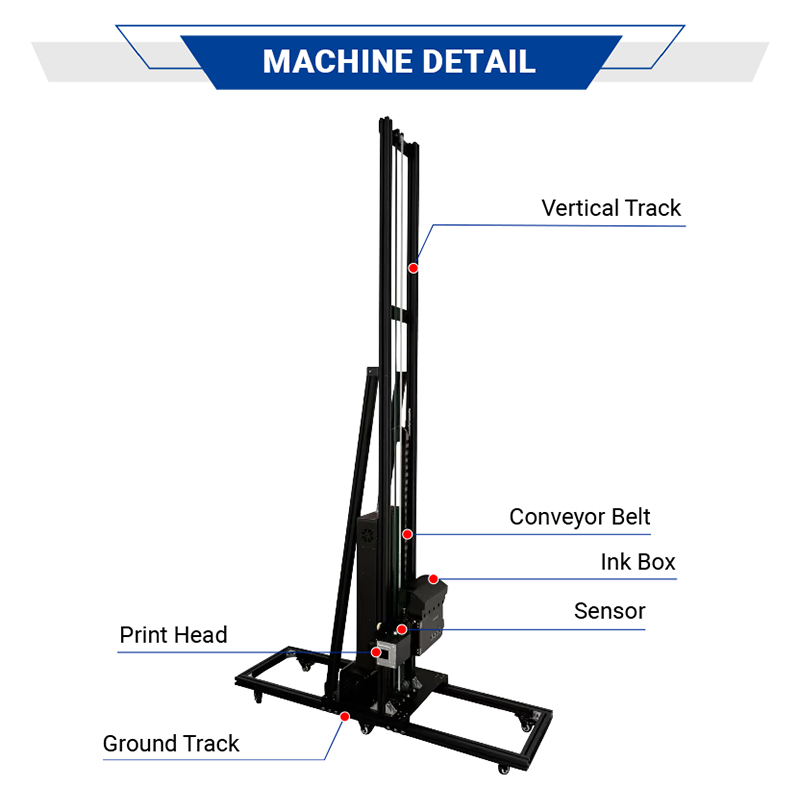 TH-UP200WX【FOB】3D Wall Printer for High-Resolution Image
