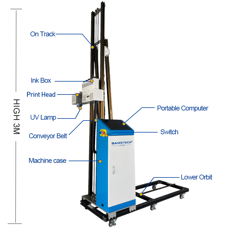 TH-UP200【FOB】3D Inkjet UV Vertical Wall Printing Machine