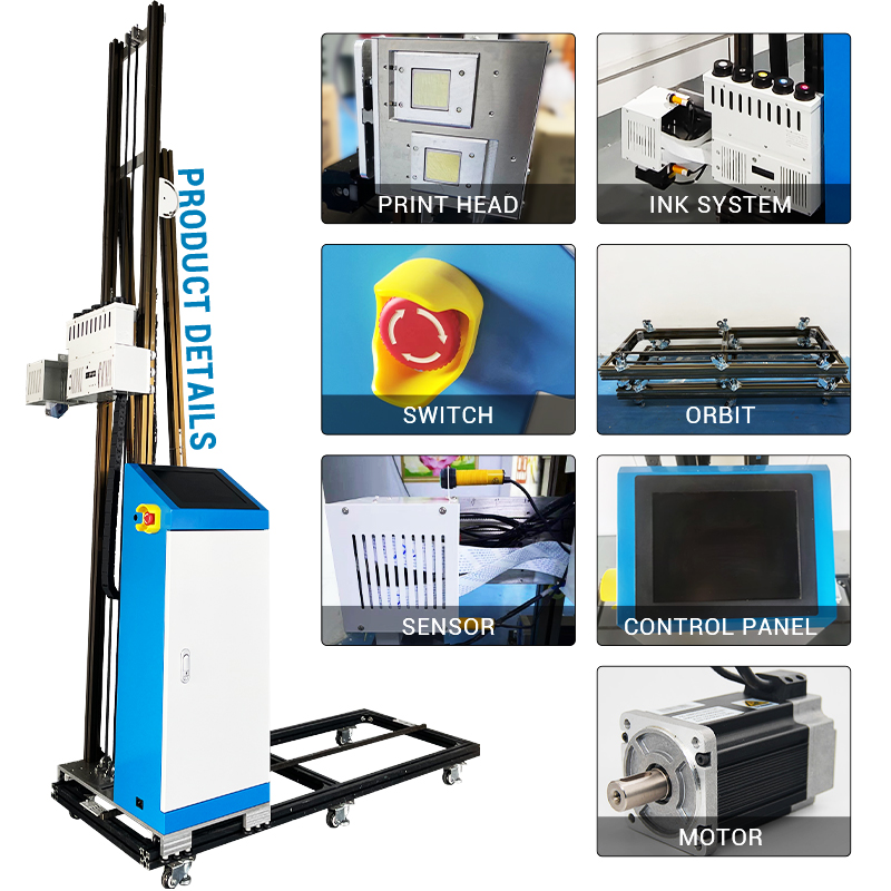 TH-UP200【FOB】3D Inkjet UV Vertical Wall Printing Machine
