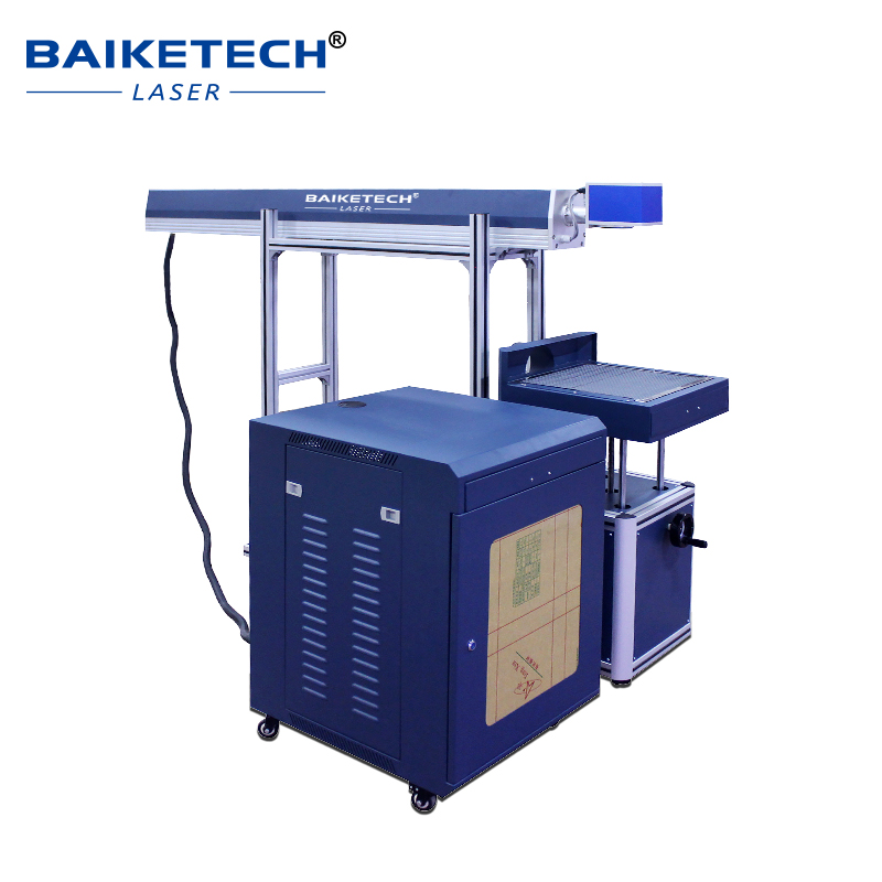 CM-80S【FOB】Desktop Large Format CO2 Laser Marking Machine with Lifting Worktable Non-Metal Laser Engraver for Wood Acrylic Leather Fabric QR Code Logo Permanent Etching Equipment