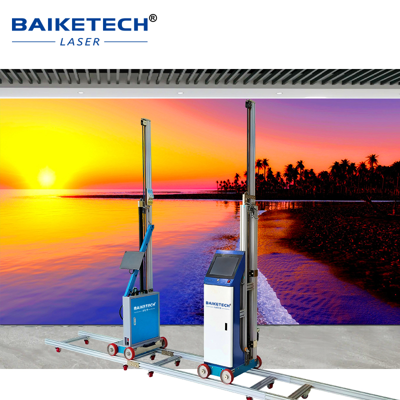 TH-GW64S【FOB】3D Art Wall Background Ink Vertical UV Drawing Printer Painting Machines for Glass Mural Wood Paper