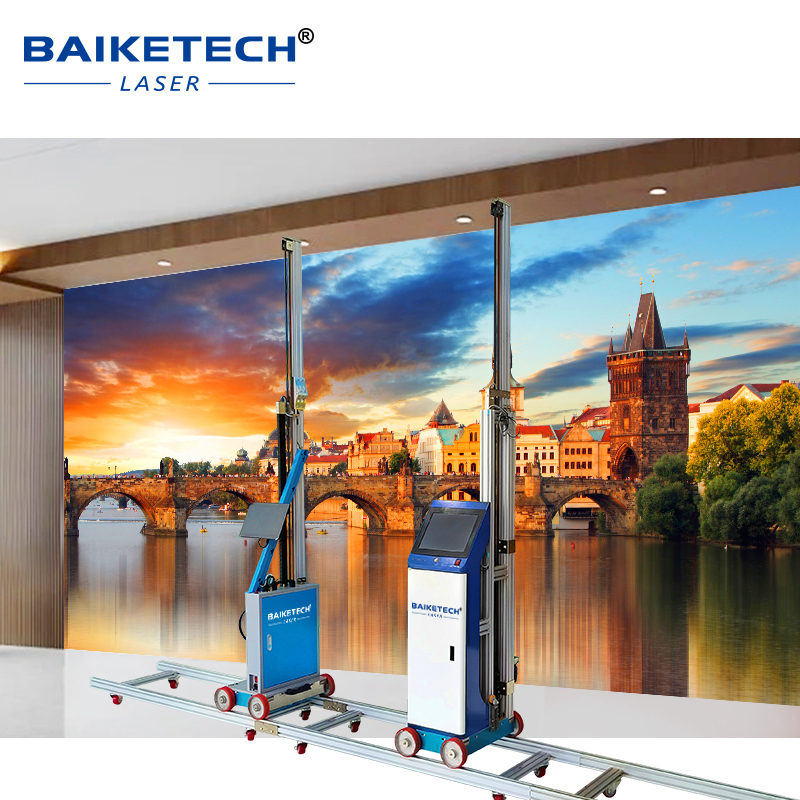 TH-UV64【FOB】3D Art Wall Background Ink Vertical UV Drawing Printer Painting Machines for Glass Mural Wood Paper