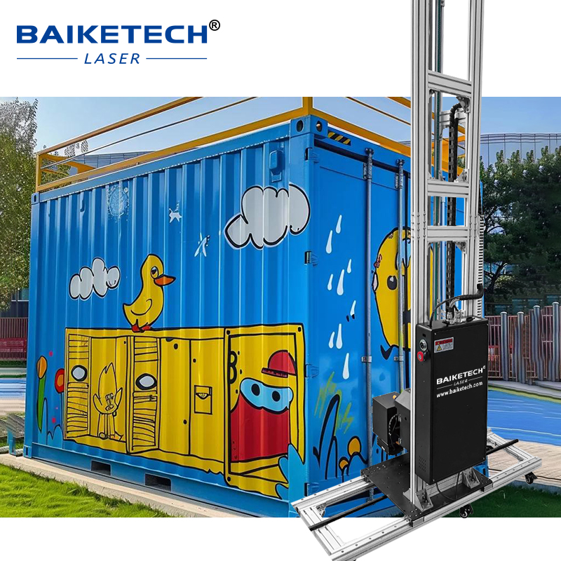 TH-UP1600TX Plus【FOB】Vertical UV Printing Machine for Custom Shipping Container Murals, Works on Uneven Walls