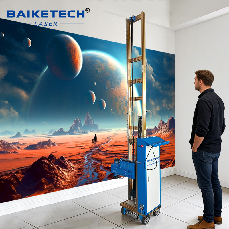 TH-UP200TQ【FOB】Industrial UV Wall Printer High Precision Vertical Inkjet for 3D Mural and Commercial Decoration