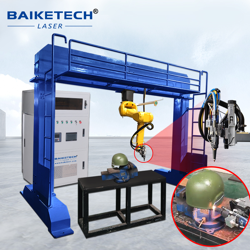 TH-RC1500TB【FOB】FANUC Robot Laser Cutting Machine with RAYCUS Laser Source for Special-shaped Metal Cutting