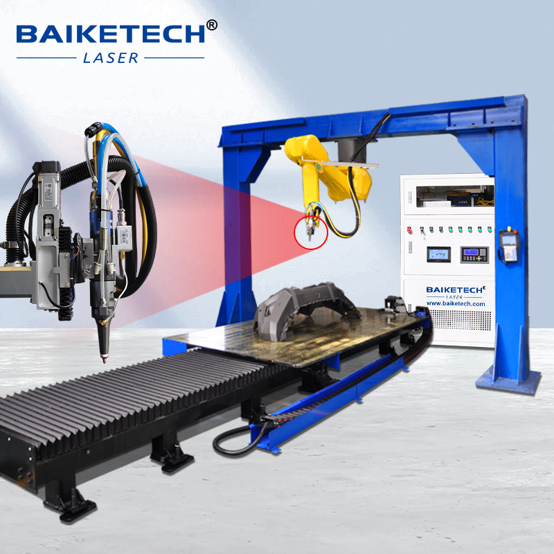 TH-RC1500LX【FOB】FANUC Robotic High End 3D Fiber Laser Cutter for Irregular Metal Hardware