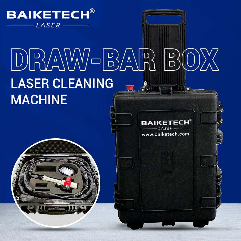 TH-FLC300ML 5mj JPT【FOB】Portable Trolley Case 300W Fiber Laser Cleaner