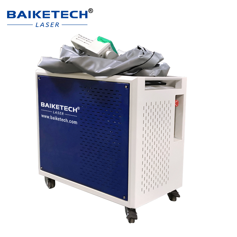 TH-FLC100XT【FOB】100W Handheld Mopa Pulse Fiber Laser Cleaning Machine For Metal Wood surface cleaning Rust Painting Removal Paint Removal