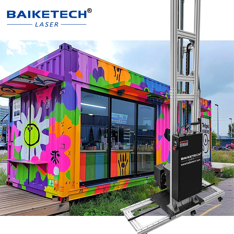 TH-UP200TX Plus【FOB】High-Spray UV Wall Printer for Shipping Containers, Handles Uneven Surfaces Up to 2.5cm