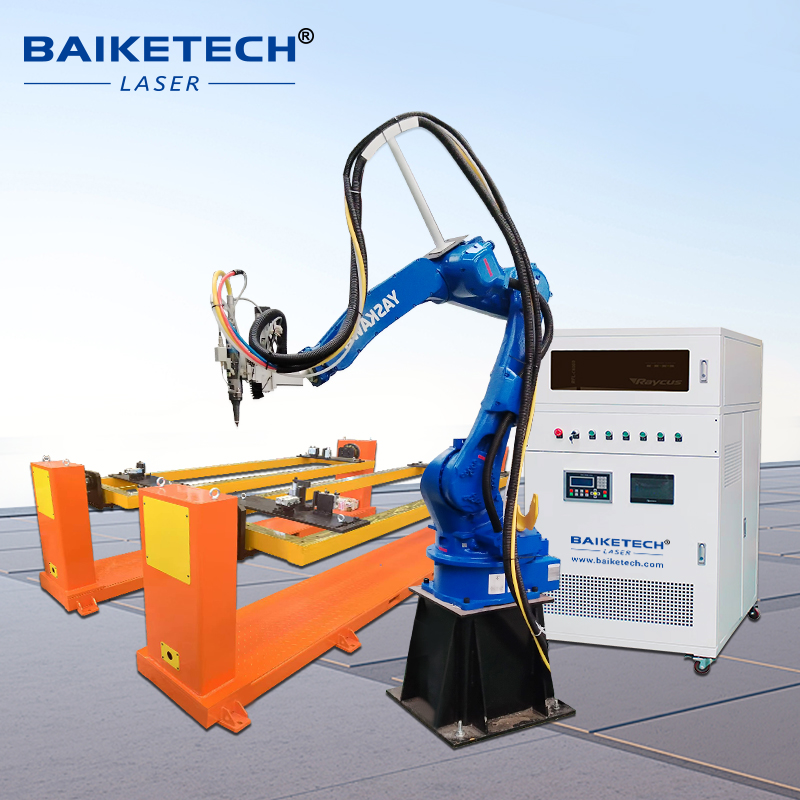 TH-RC1500HP【FOB】3D Robotic Laser Cutting Machine with Positioner for 360° Metal Parts