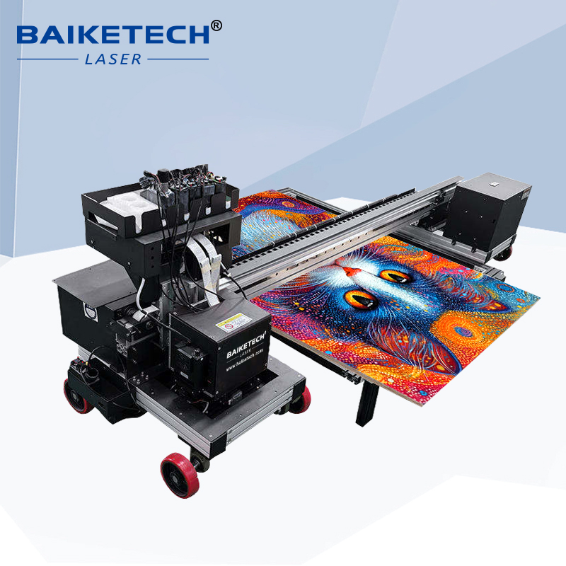 TH-D200WX-5Plus【FOB】Fully Automatic UV Floor Printer No Plate Making Required Soft & Rigid Material Compatible Low Ink Alarm Customizable Track Size For Indoor Outdoor Decor