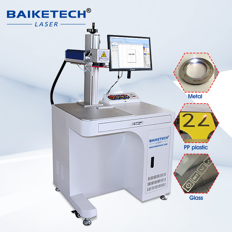 TH-400Plus-Ⅱ【FOB】Electric Automatic Lifting Cabinet Fiber Laser Marking Machine Auto Focus Metal Engraving Equipment For Factory Assembly Line Batch Processing