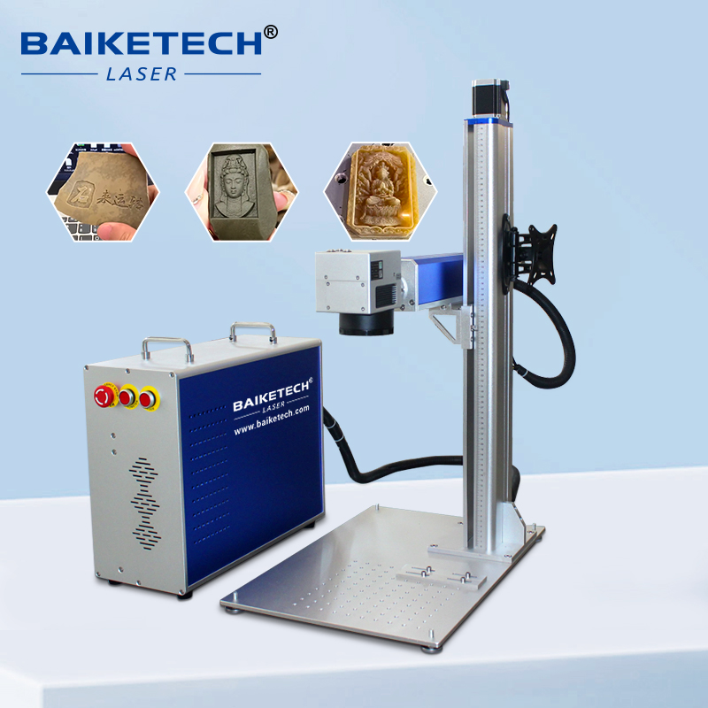 FM-400Pro 2.5D【FOB】2.5D Dynamic Focus Fiber Laser Marking Machine Air Cooled Metal Deep Relief Engraving Curved Surface Laser Etching Equipment