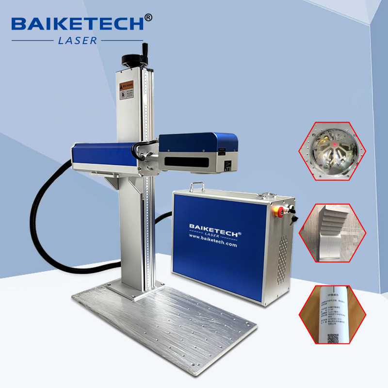 FM-400MAX【FOB】3D Dynamic Focus Fiber Laser Marking Machine Air Cooled Metal Deep Engraving Equipment for Curved Inclined Cylindrical Surface Permanent Laser Etching