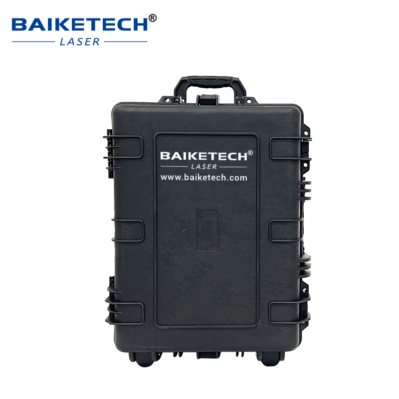 TH-FLC500SL JPT【FOB】Pluse Portable Trolley Case 500W Laser Cleaner for Stainless Steel Paint Removal