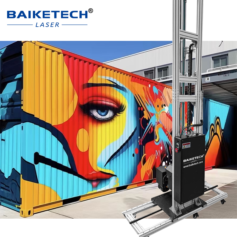 TH-UP200TX Plus【FOB】High-Spray UV Wall Printer for Shipping Containers, Handles Uneven Surfaces Up to 2.5cm
