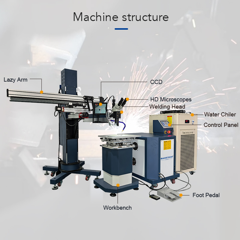 TH-WY200P【FOB】YAG Laser Cantilever Welding Machine with Automatic Lifting Platform