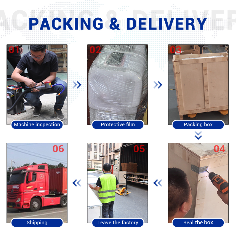 TH-FLC50SC MAX【FOB】MAX Air-Cooled Laser Cleaner Backpack Machine 