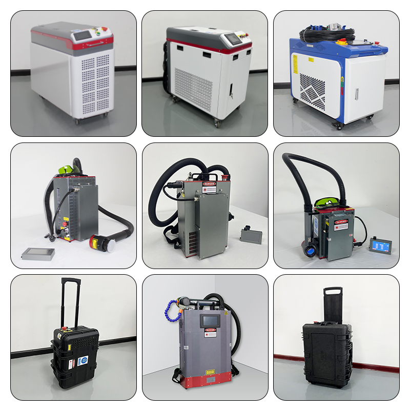 TH-FLC300ML 5mj JPT【FOB】Portable Trolley Case 300W Fiber Laser Cleaner