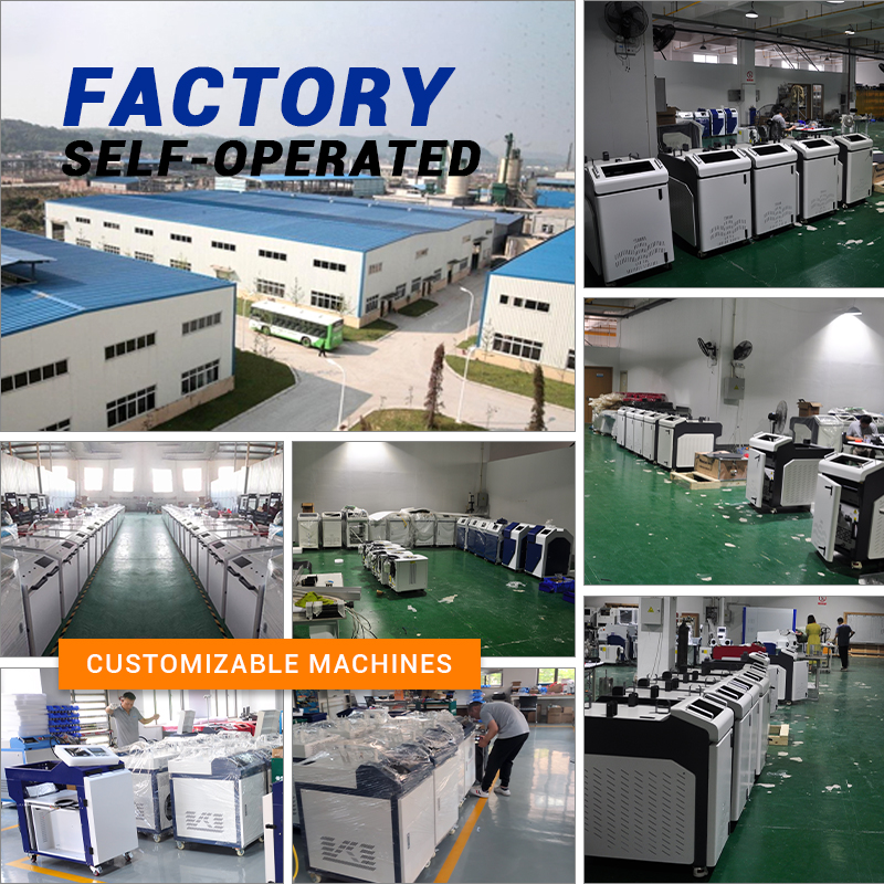 Baiketech Water Cooling Handheld Raycus Fiber Laser Welder Machine for Welding Metal Stainless Steel Aluminum