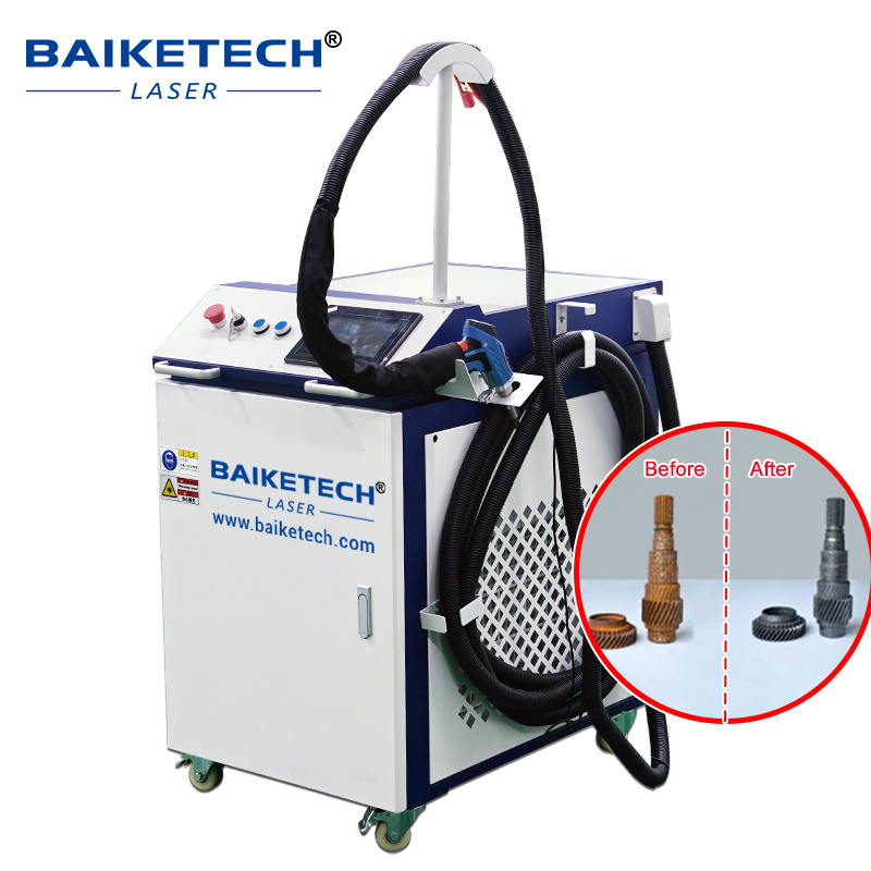 TH-FL1500TS【FOB】ContinuousFiberLaser Cleaning Machine for Metal Surface Removal Rust Dust Oil Paint Oxidant Cleaning