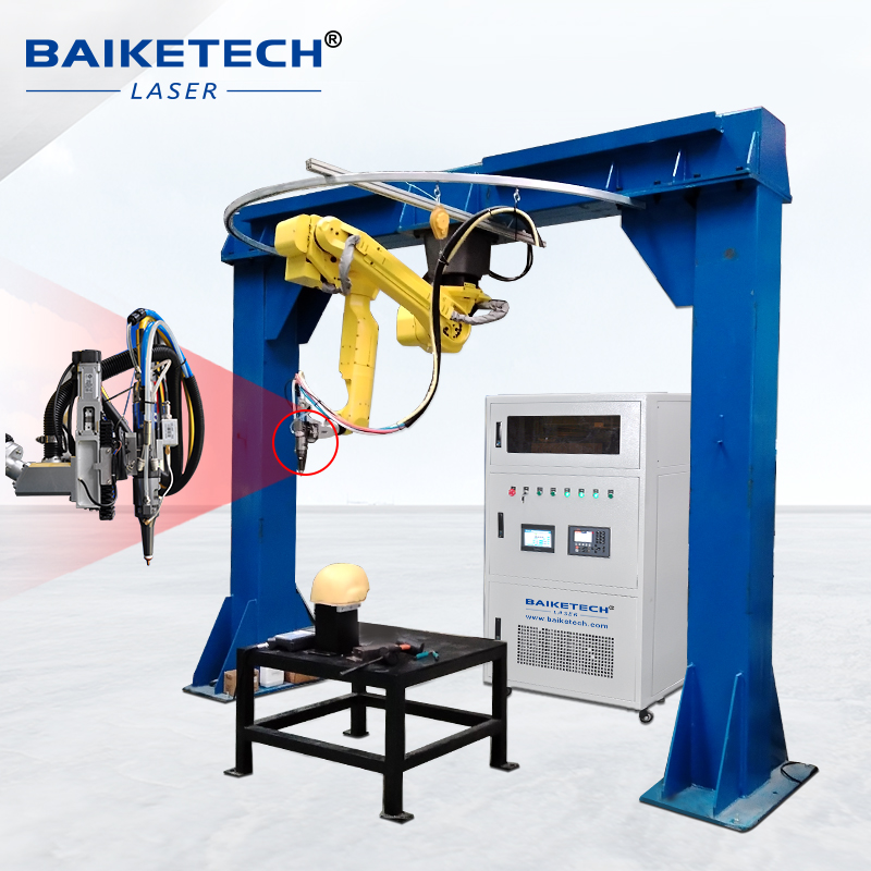 TH-RC3000A【FOB】FANUC 3D 6 Axis Robot Laser Cutting Machine for Metal Sheet Tube Cutting