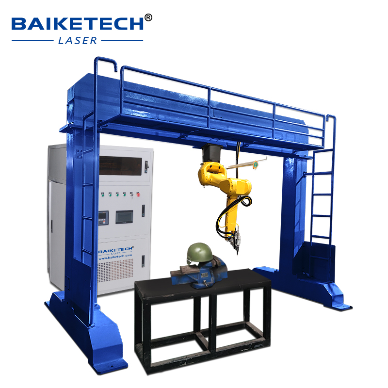 TH-RC1500TB【FOB】FANUC Robot Laser Cutting Machine with RAYCUS Laser Source for Special-shaped Metal Cutting
