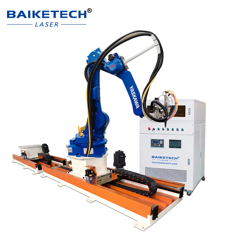TH-RC1500DP【FOB】3D Robot Fiber Laser Cutting Machine with Ground Rail for Large Workpieces