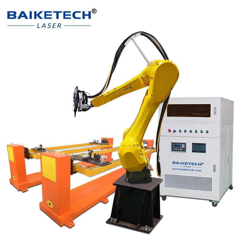 TH-RC1500HB【FOB】3D Robotic Laser Cutting Machine with Positioner for 360° Metal Parts