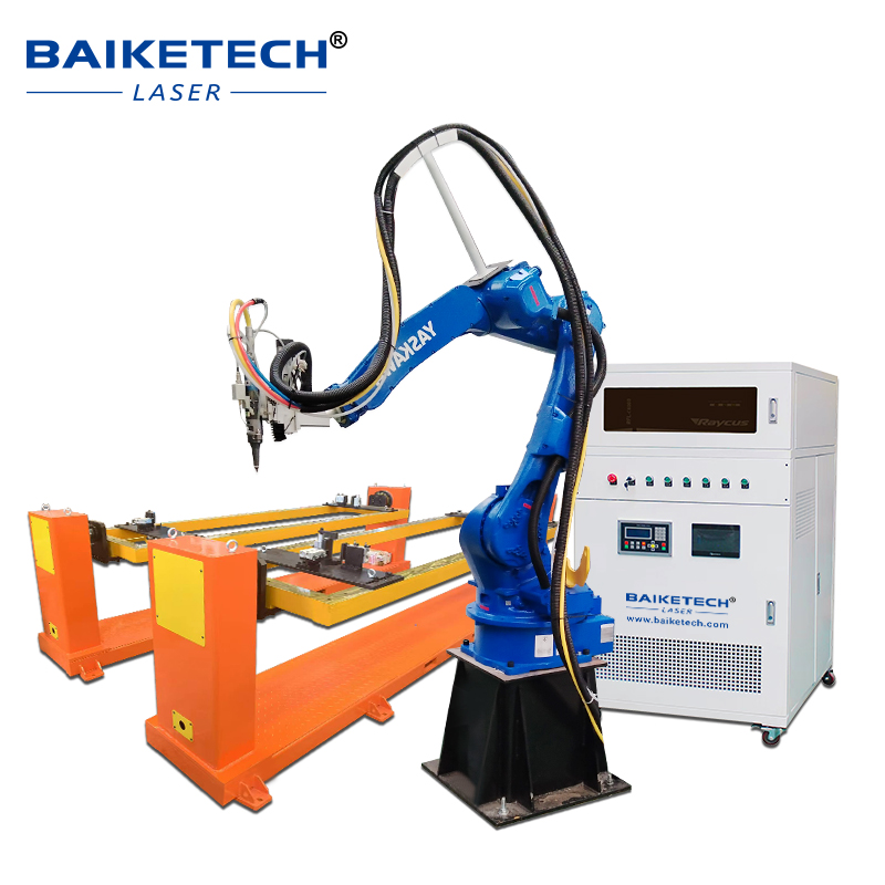 TH-RC1500HP【FOB】3D Robotic Laser Cutting Machine with Positioner for 360° Metal Parts