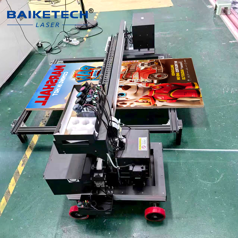TH-D3200WX-6Plus【FOB】6m UV Floor Painting Machine Piezoelectric Printhead Instant Dry Outdoor Ground Marking Printer