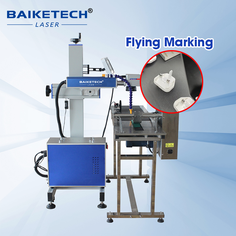 TH-600【FOB】Online Flying Fiber Laser Marking Machine Dynamic Synchronous Conveyor Laser Engraving Equipment For Automated Assembly Line Mass Production