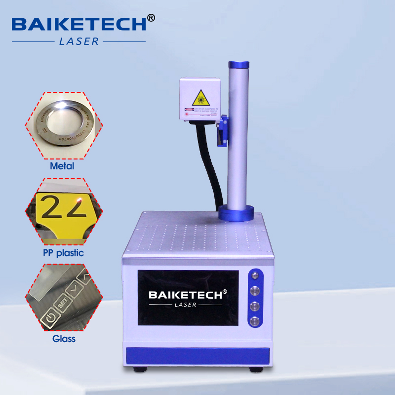 TH-450S【FOB】All-in-One Screen Fiber Laser Marking Machine 20W 30W Integrated Touch Screen Portable Laser Engraver for Metal Small Batch On-Site Marking