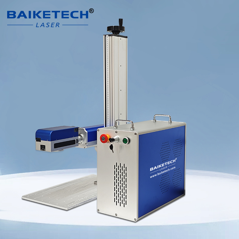 FM-400MAX【FOB】3D Dynamic Focus Fiber Laser Marking Machine Air Cooled Metal Deep Engraving Equipment for Curved Inclined Cylindrical Surface Permanent Laser Etching