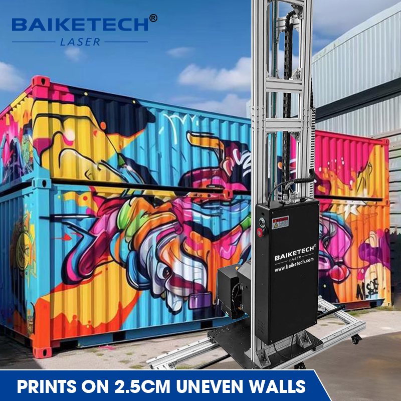 TH-UP1600TX Plus【FOB】Vertical UV Printing Machine for Custom Shipping Container Murals, Works on Uneven Walls